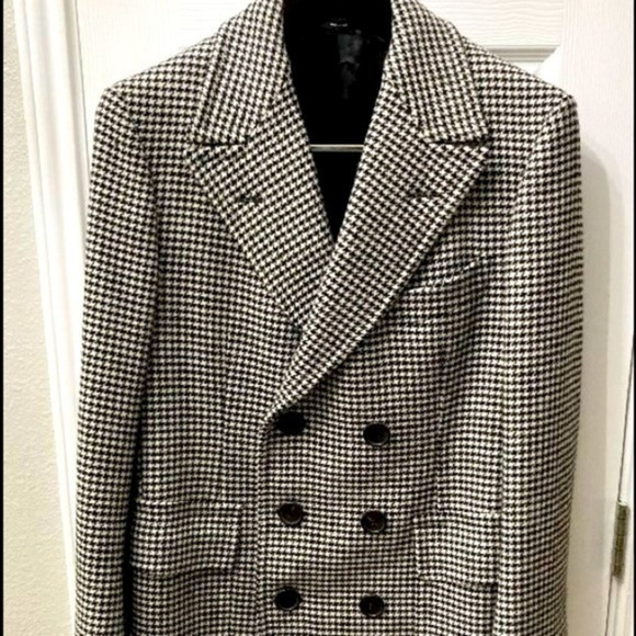 Tom Ford Double Breasted Pea Coat Fully Canvassed - Picture 6 of 16